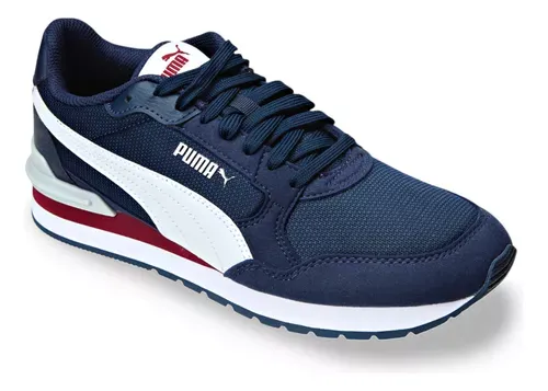 Tnis Masculino St Runner V4 Mesh Puma *oferta* preto ou azul